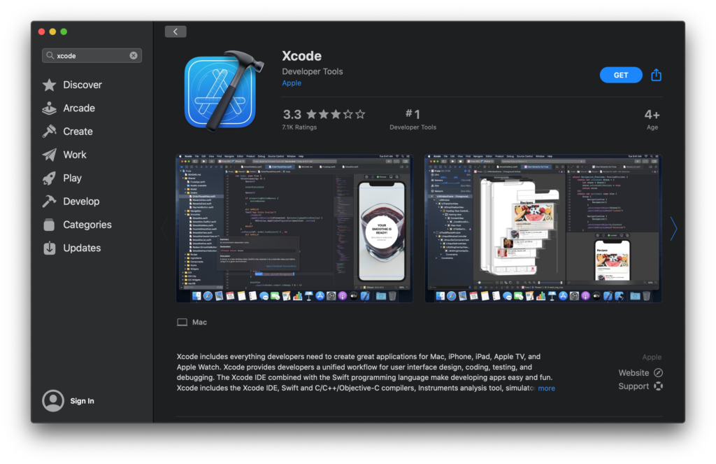 create emulator of mac os x to xcode apple app